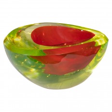 Yello Murano Glass Bowl 